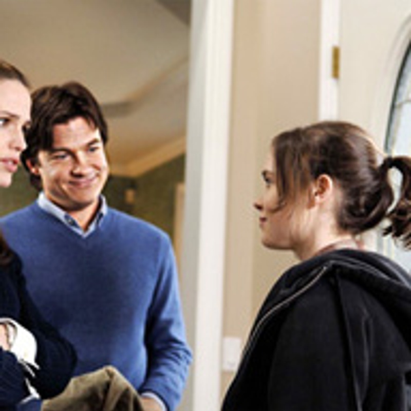 Jennifer Garder, Jason Bateman et Elle Page dans Juno