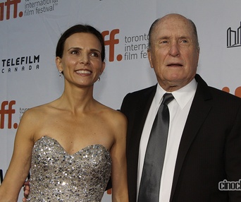 Sur le tapis rouge du film The Judge au TIFF