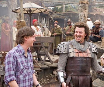 Sur le plateau du film Your Highness