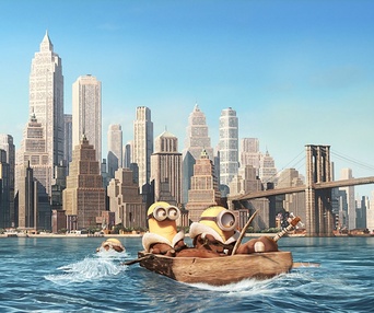 Une scène du film Minions