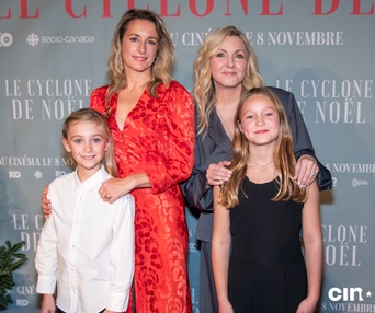 Tapis rouge du film Le cyclone de Noël