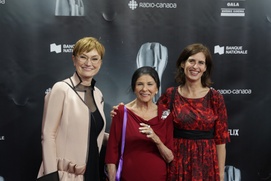 Sur le tapis rouge du Gala Québec Cinéma 2019
