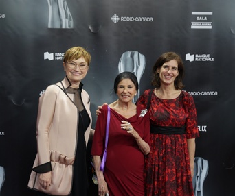 Sur le tapis rouge du Gala Québec Cinéma 2019