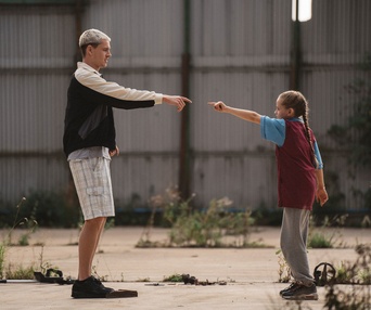 Une scène du film Scrapper