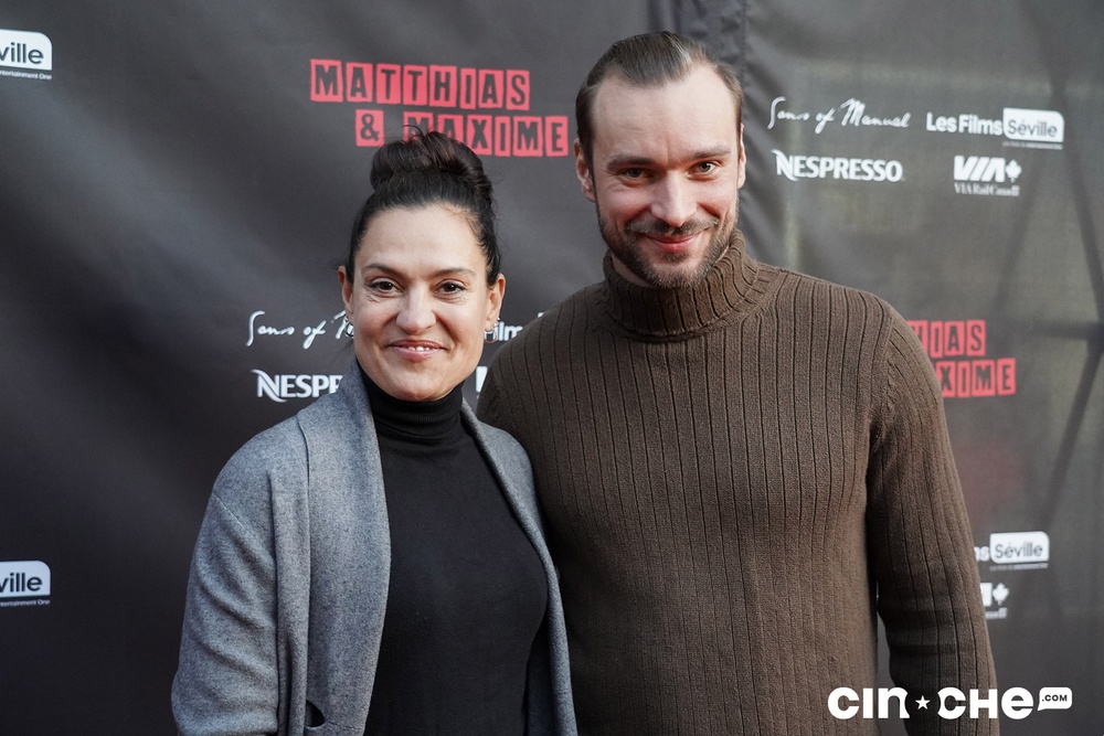 Sur le tapis rouge du film Matthias et Maxime