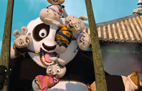 Une scène du film Kung Fu Panda 2