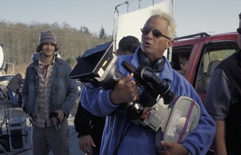 David R. Ellis sur le plateau de Final Destination 2