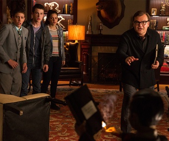 Une scène du film Goosebumps