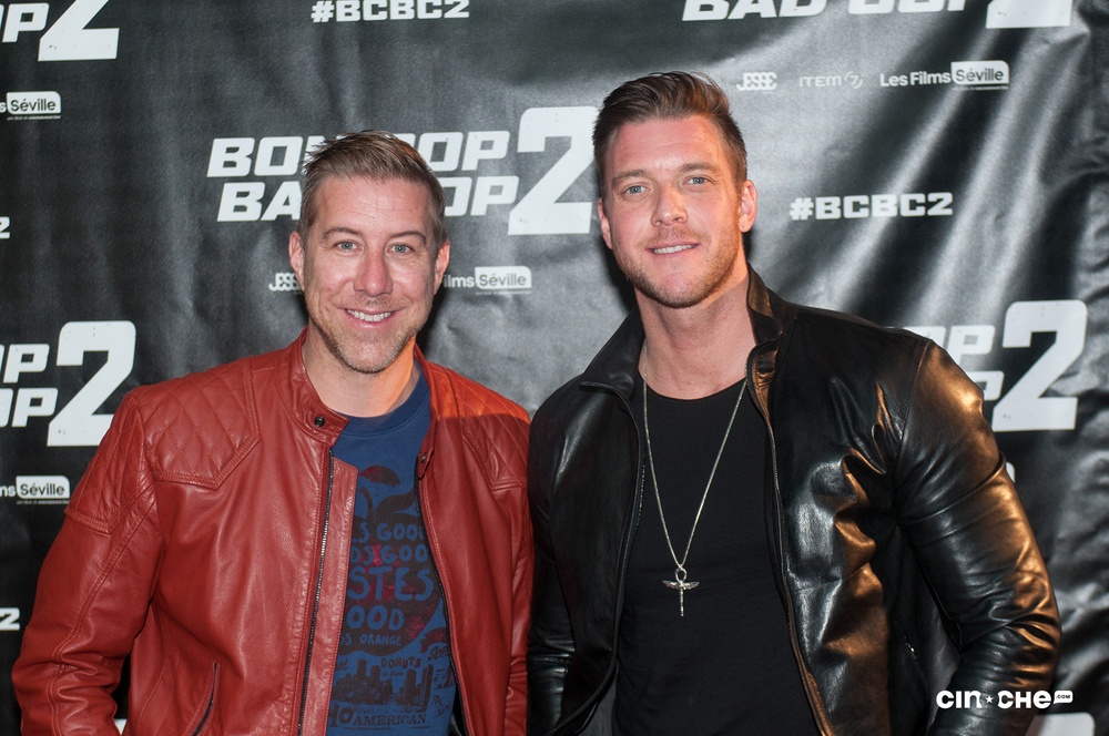Sur le tapis rouge du film Bon Cop Bad Cop 2