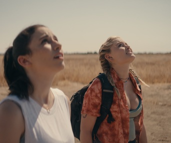 Une scène du film Fall