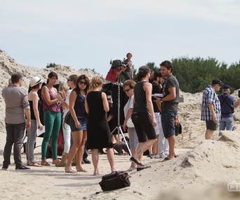 Sur le plateau de Hot Dog