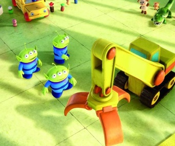 Une scène du film Toy Story 3