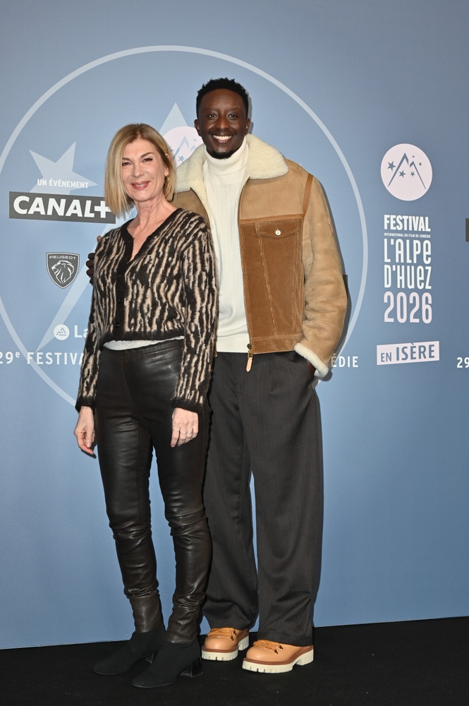 Michèle Laroque et Ahmed Sylla