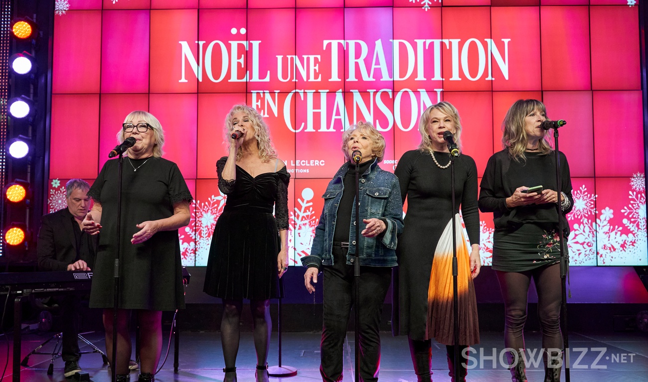 Les artistes du spectacle Noël un tradition en chanson