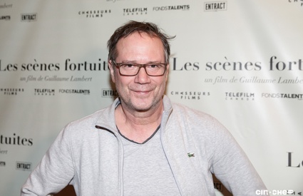 Sur le tapis rouge du film <em>Les scènes fortuites</em>