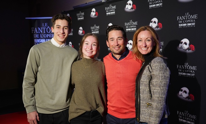 Première du spectacle Le fantôme de l'opéra à Montréal