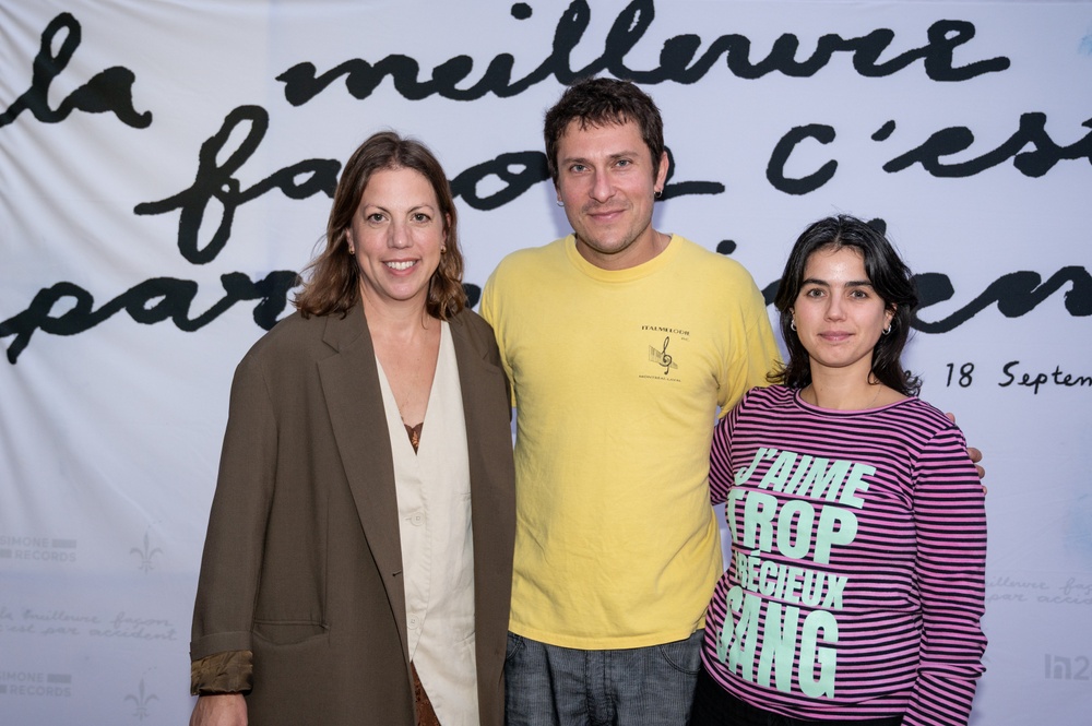 Tapis rouge du film La meilleure façon, c'est par accident