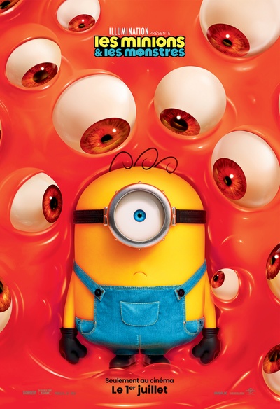 Affiche en français du film Les Minions et les monstres