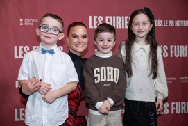 Tapis rouge de la première du film Les Furies