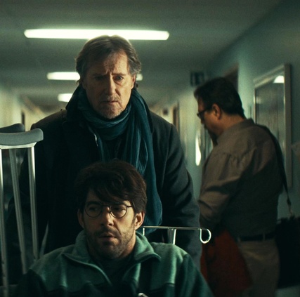 Pierre-Yves Cardinal et le regretté Marc Messier dans la bande-annonce du film québécois L'AUTRE