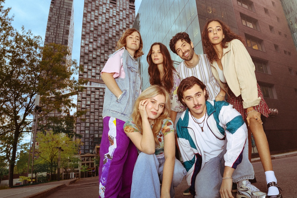 Sur la photo : Marguerite Bouchard, Henri Picard, Maude Cyr-Deschênes, Clara Bernardo, Madi Chirara et Arielle Mailloux