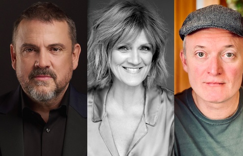 Claude Legault, Josée Deschênes et le réalisateur Guillaume Lonergan
