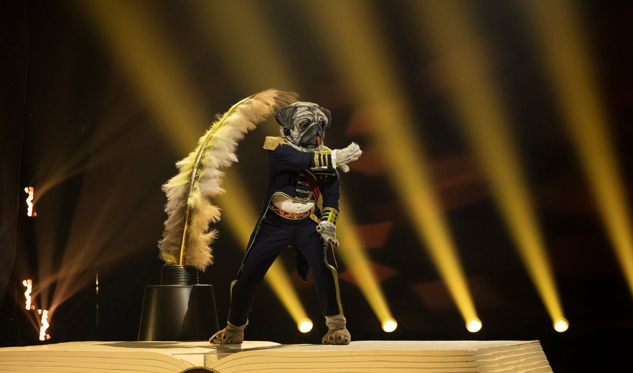 Colonel Pug à<em> Chanteurs masqués</em>
